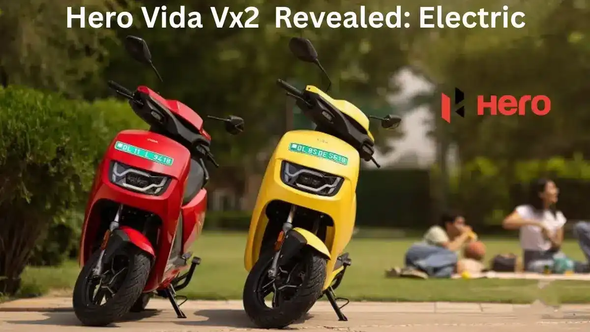 Hero Vida Vx2 Revealed Electric