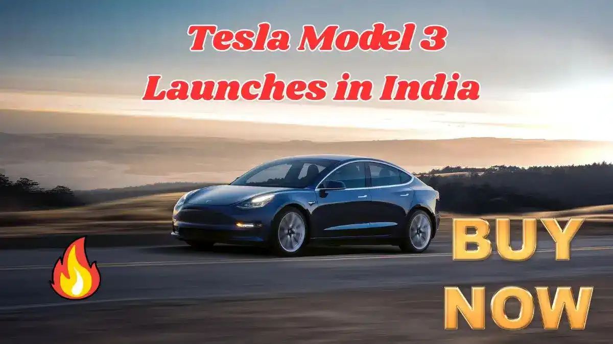 🔥 Tesla Model 3 Launches in India Worth the ₹70–90 Lakh Price Tag